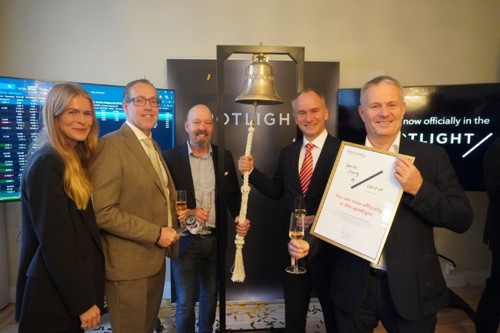 First day of trading in Ramlösa shipping