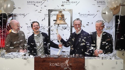 First day of trading in Kontigo Care